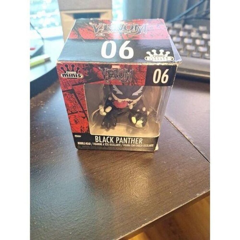 Funko Pop! Minis Marvel Venom Black Panther #06 – Venomized Vinyl Collectible Fi